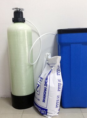 RO反渗透设备软水器再生盐配套溶盐箱60L/100L塑料PE方形蓝色盐箱