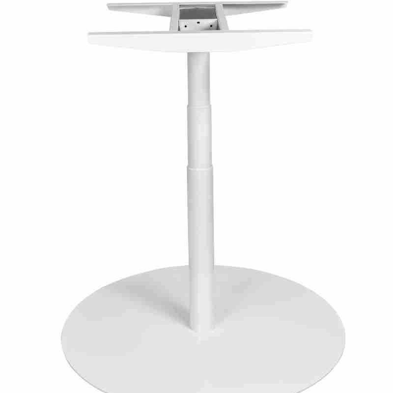 昇华科技电动升降单脚桌-圆底座智能电动升降桌家用办公高