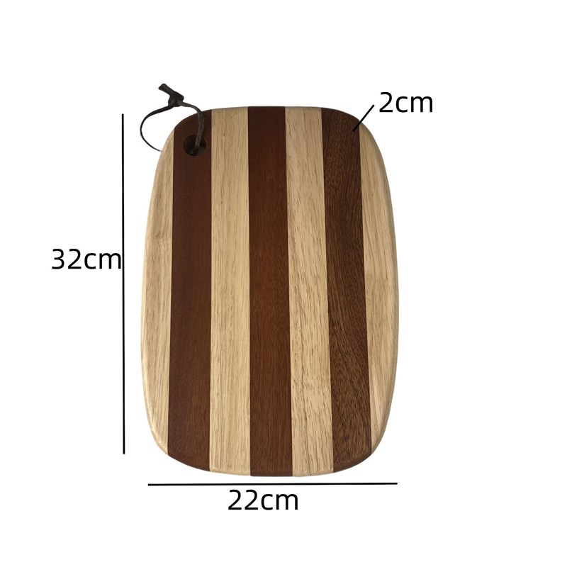 橡胶木拼沙比利实木拼接砧板厨房家用砧板切菜砧板水果砧板