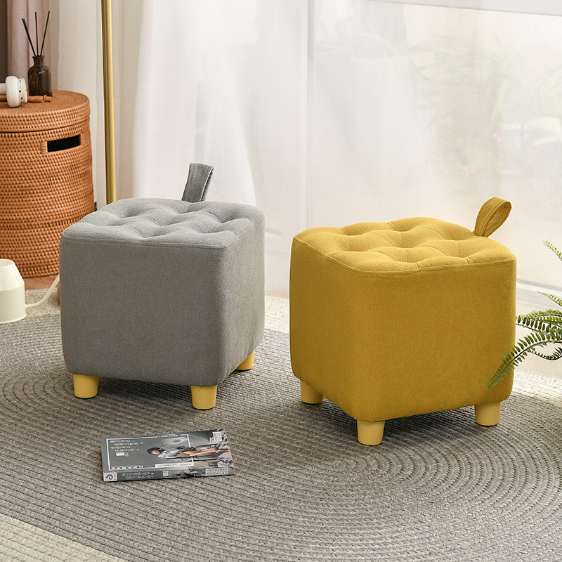 矮凳实木沙发凳简约小凳子家用茶几I凳客厅极简方凳网红儿童凳