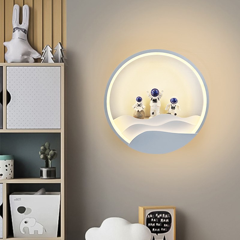 简约卧室床头灯壁灯墙灯儿童北欧背过道走廊景墙灯20Z23年新款