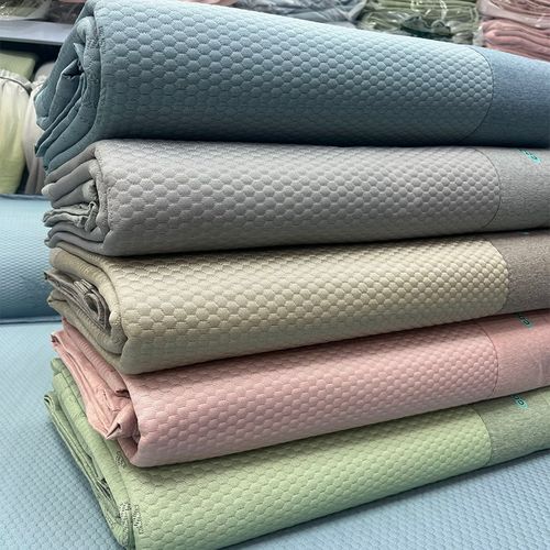 夏季100乙纶冰豆豆凉席可水洗机C洗A类母婴级床笠三件套空调软席