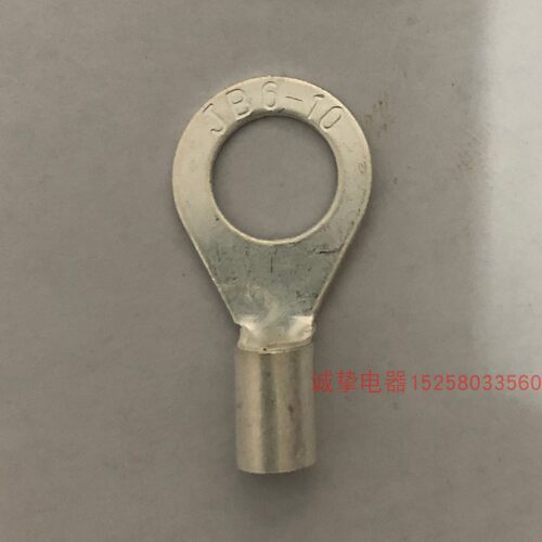 船用圆形端头JB6/10/1r6-4/5/6/8/10/12铜套冷压接线端子线耳
