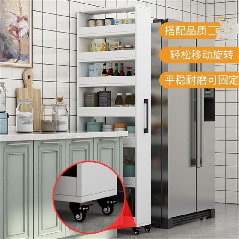 缝隙柜移动置物k柜餐边柜抽拉式多功能厨房夹缝柜大容量收纳柜