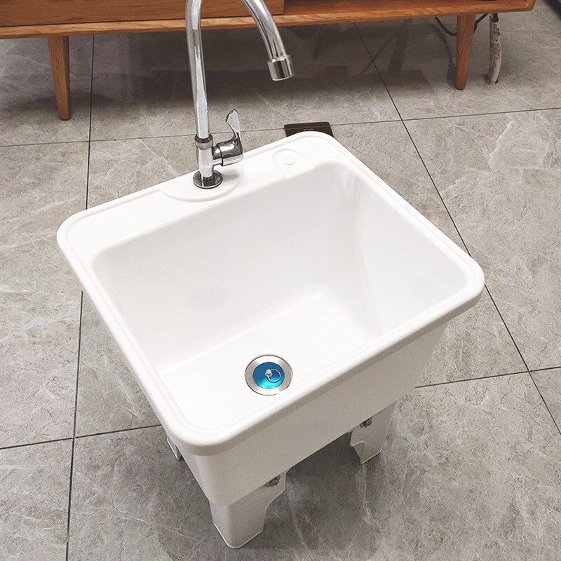 家用拖把池卫生间拖布池阳台塑料墩布池I洗拖把池子轻便可以移动