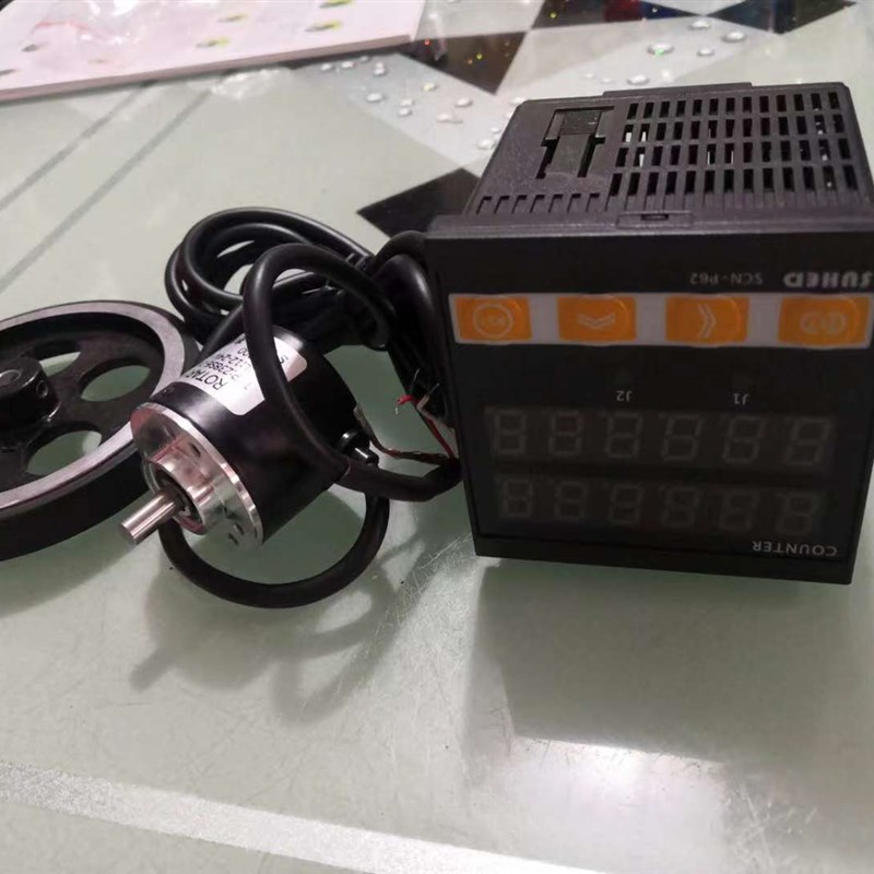 封边机计米器 电子数显编码器控制器长度计数器木工机械配件