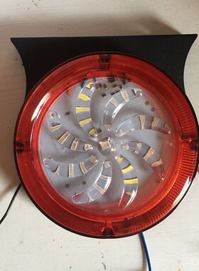 货车LED24V6D风火轮七彩爆闪防水超亮警示防雾灯挂车通用煞车边灯