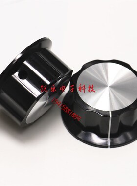 胶木旋钮MF-A05铜芯单螺丝内孔6mm电位器旋钮WH118/WX050调速旋钮