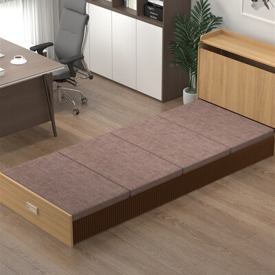 折叠床办公室午睡单人床隐形床可携式家用伸缩纸床简约小户型沙发