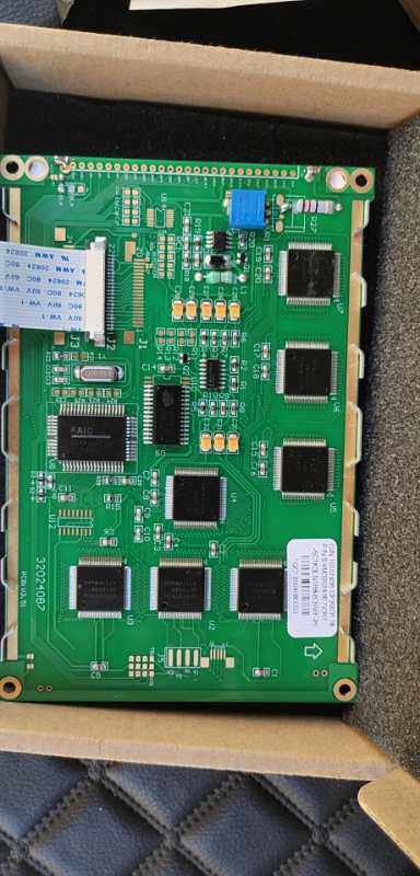 图形点阵液晶模块JXD320240A3 兰屏 5.7寸RA8835控制安防良品之选