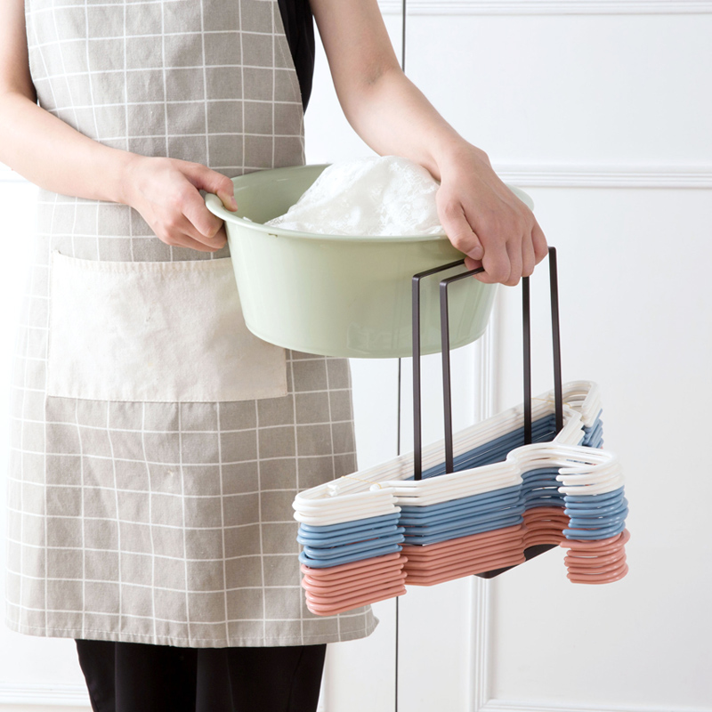 居家家 铁d艺衣架收纳架多功能置物架 宿舍神器放衣撑的架子整理