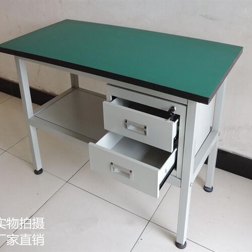 双抽屉防静电工作台中小型工作台实验桌检验桌车间操作台维修桌