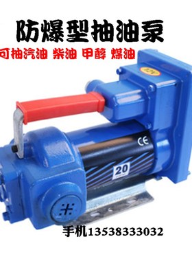 24V220V12V防爆汽油油泵电动直流自吸抽油泵大功率柴油防爆加油机