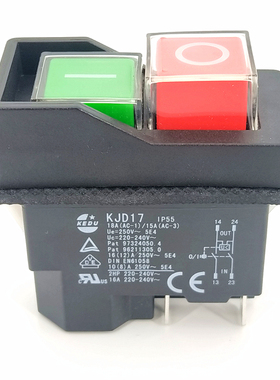 科都KJD17电磁开关 天地人 华凌切片机 肥牛刨肉片机电源开关配件