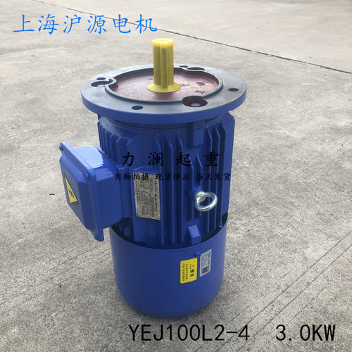 上海沪源电机TYPE YEJ 100L2-4 3KW 380V 50HZ 1440r/min IP54F级