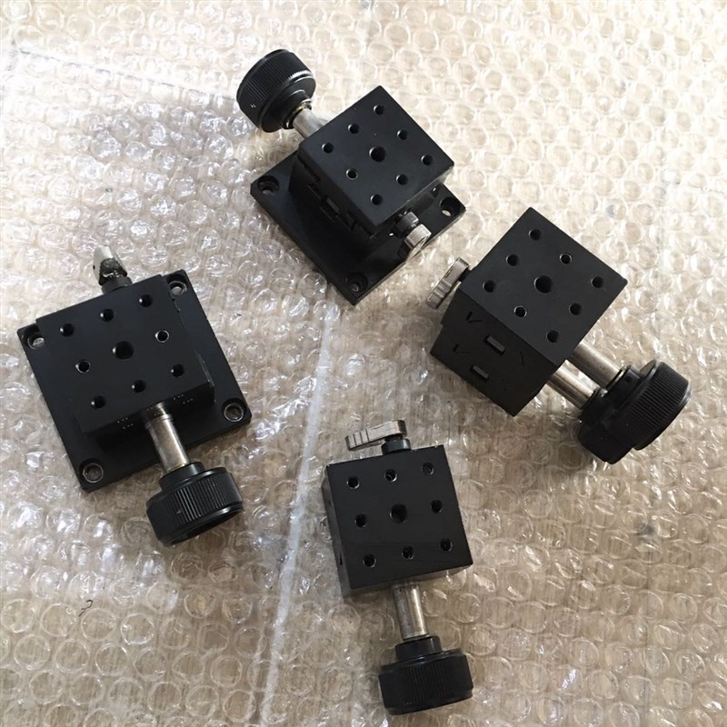 进口燕尾槽齿轮齿条微调平台台面40*40mm 40*60mm