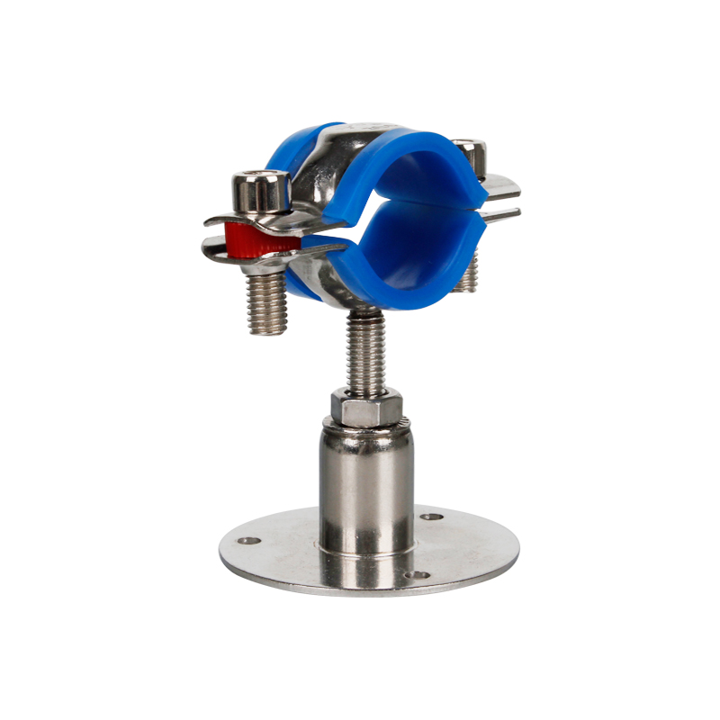 304不锈钢卡扣管支架固定可调节抱箍PVC管卡管道卡箍水管抱夹托架