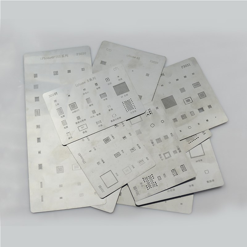 7 5S 6S 6P SE 8P X 手机植锡钢网植锡板植球钢网CPU植锡网