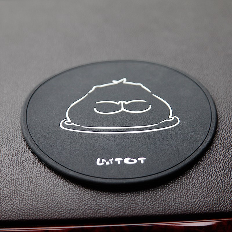 懒拖汽车防滑垫车载摆件车内中控台置物垫子车T用耐高温止滑垫