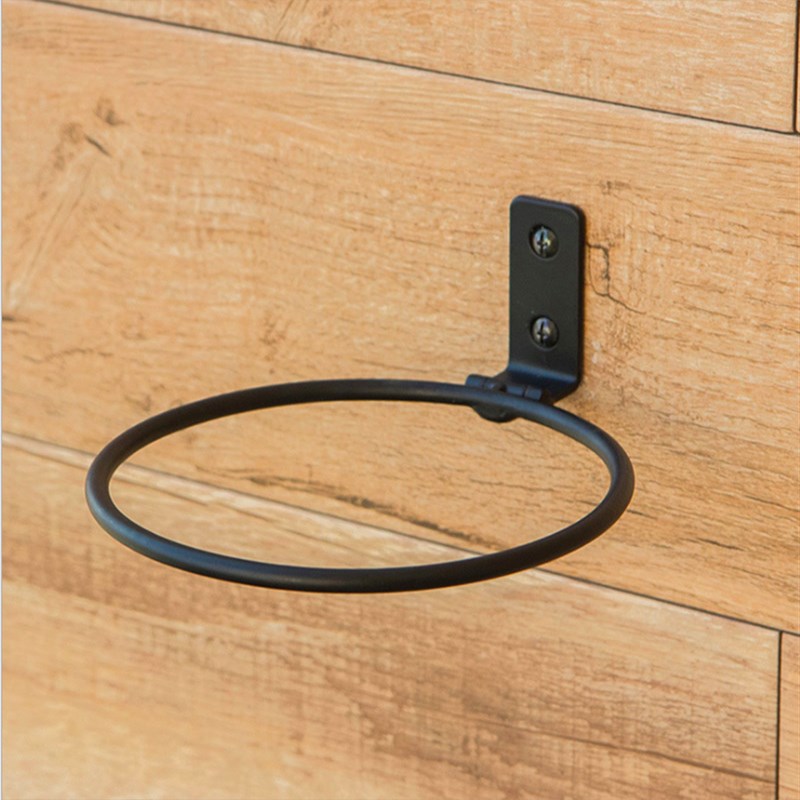 简易款铁艺客厅挂墙n花架壁挂墙上装饰墙壁圆形悬挂式花盆架三个