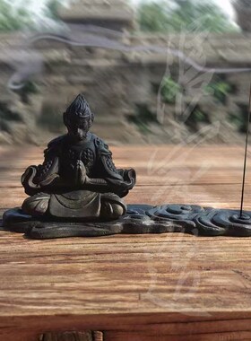 张家造斗战胜佛齐天孙禅意z摆件家居庭院车载鱼缸茶桌装饰