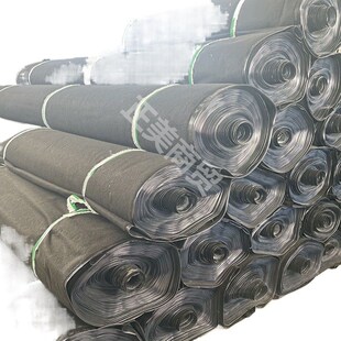 黑色防水土工布加厚两布r一膜蔬菜养殖大棚防寒保温屋顶防雨毛毡