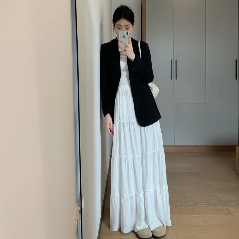 韩版黑色休闲显瘦西装外套女春秋季新款小个子高级感气质西服上衣