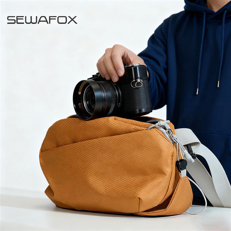 男士斜挎包骑行包上班通勤包大容量男生随身包胸包新式单肩包男款