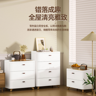 抽屉式收纳柜客厅多层塑料置物柜五斗柜夹缝储物柜V落地卧室床头