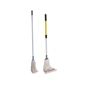 复古运动风客厅家用地拖头蜡拖可拆洗夹固式酒店棉布拧水拖把头