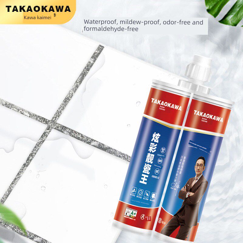 美缝剂真瓷胶瓷砖地砖s真瓷胶防水防霉亮光卫生间厨房用全屋用