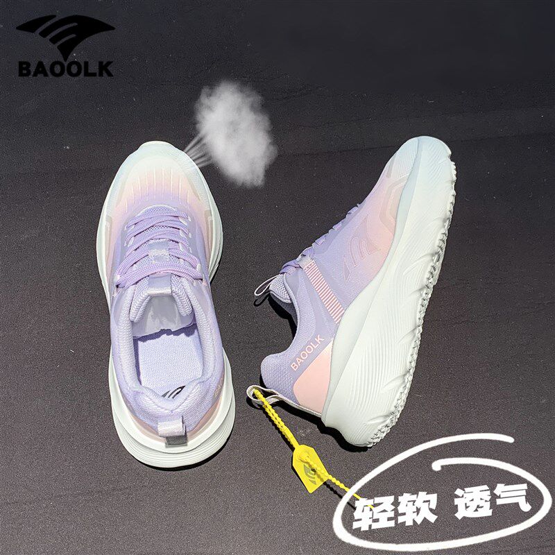运动鞋女款2025新o款夏季薄款透气网面休闲女鞋软底减震轻便跑步