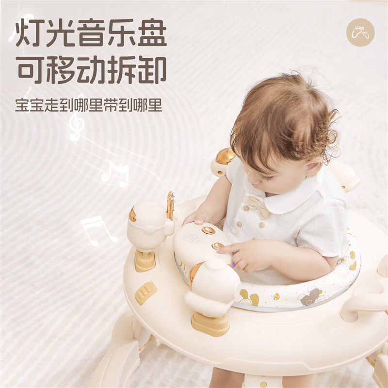 2025新款婴儿j学步车防侧翻宝宝多功能手推车宝宝助步车可折叠顺