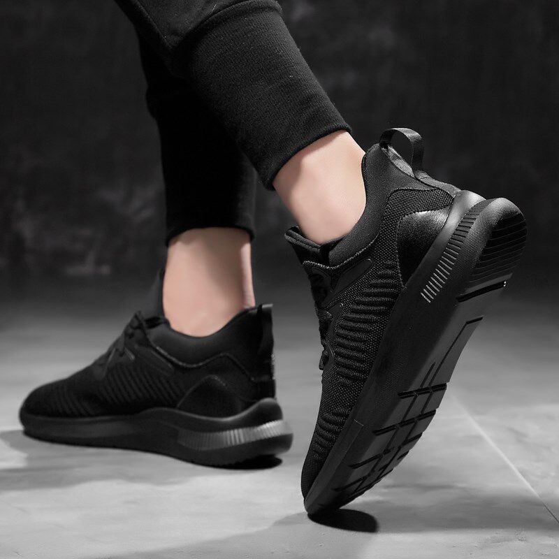 46大码网面隐形增高鞋男10cm内C增高男鞋8cm休闲运动韩版透气男士