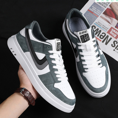 2021冬季新款i大码男鞋45高帮加绒潮流46百搭保暖47运动休闲板鞋4