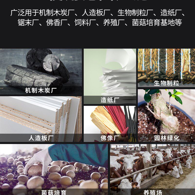 木材粉碎机锯g末颗粒机大型工业小型 家用多功能碎枝机木屑粉碎机