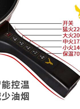 电炒菜炒锅多功能电炒锅家用一体式E电小炒锅插电宿舍电锅电用炒