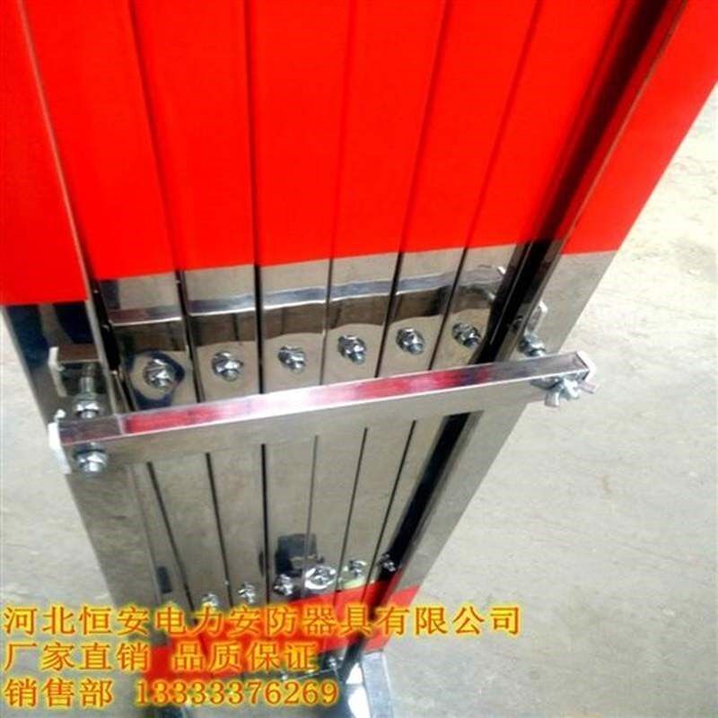不锈钢伸缩d围栏电力工施学校儿童安全离栏可移动式隔护收缩围挡