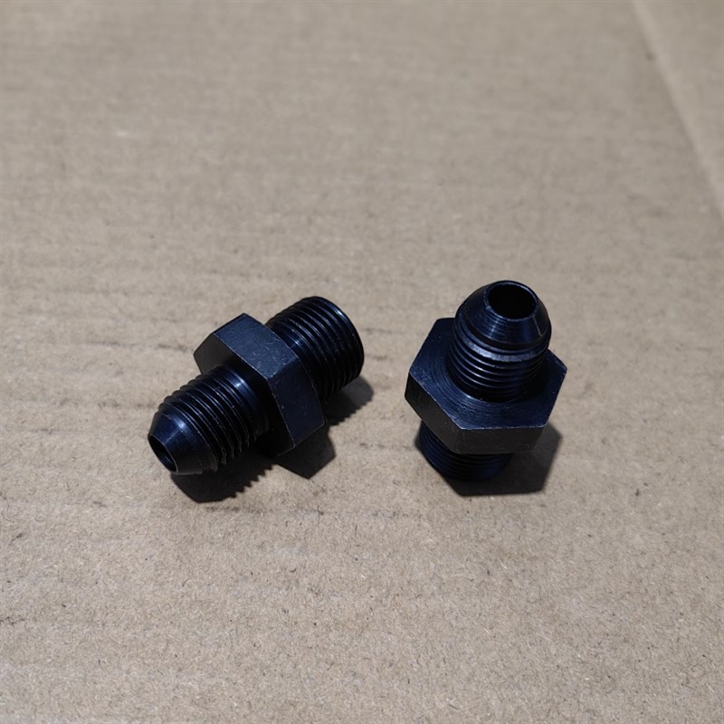 直通G3/8组(大六角)转M14*1.5D型扩口高压铁接头外表发黑0314