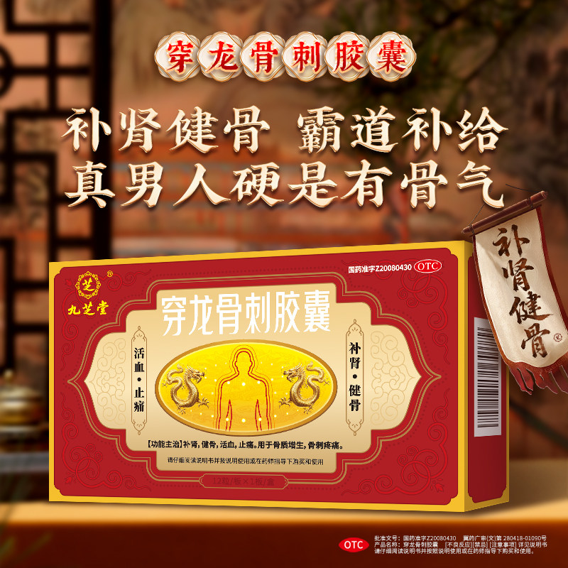 九芝堂穿龙骨刺胶囊补肾健骨
