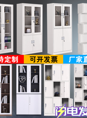 镇江铁皮文件柜矮柜套色书柜资料柜密码带锁凭证柜档案员工更衣柜