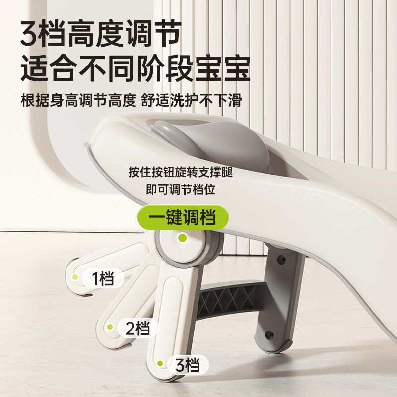 IUU婴儿洗澡躺托新生r儿浴架浴床洗澡神器宝宝可坐躺澡盆浴垫座椅