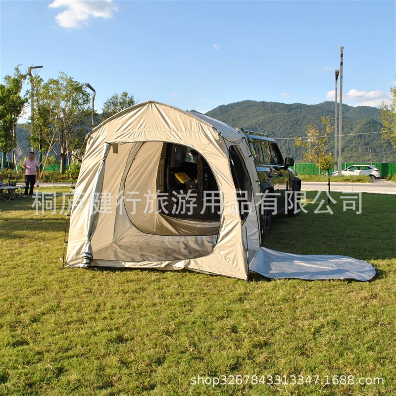 自驾游车尾帐篷,汽车帐篷u车后帐篷,车尾延伸帐篷车尾空调帐篷