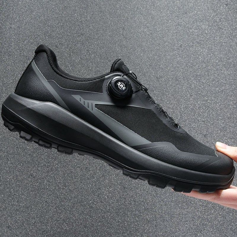 网面休闲运动鞋男跑步减震轻便软底超轻黑色春夏季20X25新款男鞋