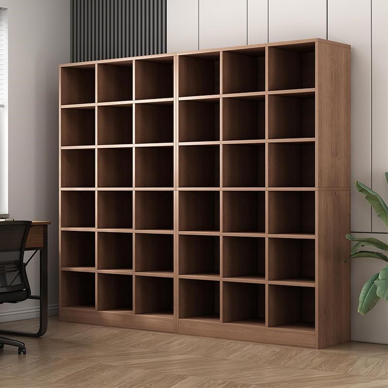 锦汐书架书柜一体靠墙精u品展柜陈列柜落地多层柜家用仓储货架