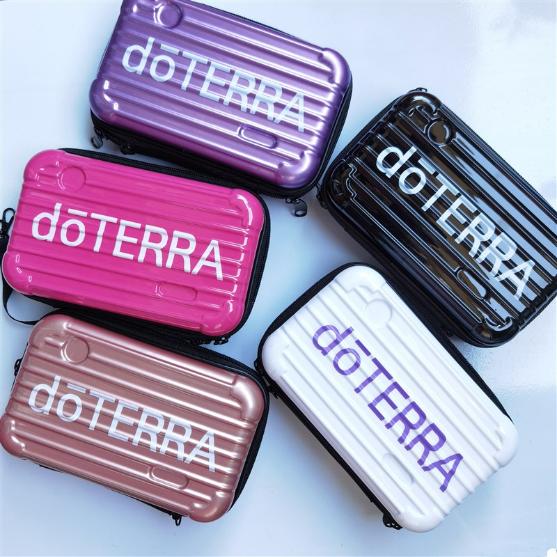 多特瑞doEEA精油包 紫r黑色玫红45格2ML分装瓶10ml 滚珠瓶收纳箱