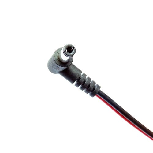 90度直角弯头5.5*2.5DC公头线 国标0.75平方全铜尾线电源头带音叉