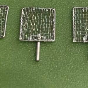 30*30mm铂网 带边框 焊接1mm粗5mm 长铂丝尾巴 铂网0.12mm,52目