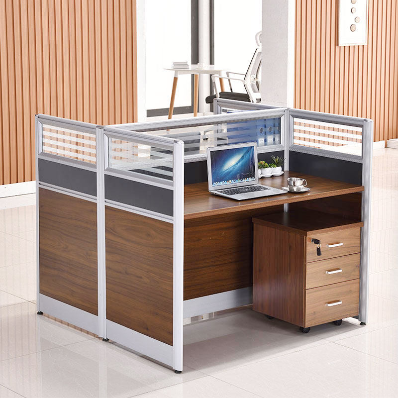 新款办公家具职员办公桌简约现代员工屏风桌卡位工作桌椅组合隔断