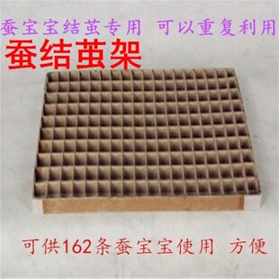 蚕宝宝的结茧房蚕茧架蚕子结茧网养蚕专用方格簇吐丝坊结茧盒箱